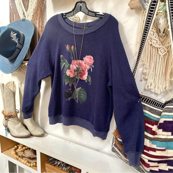 HP WILDFOX rose 🌹 sweatshirt w country southwestern cottagecore vibe - Picture 4 of 11